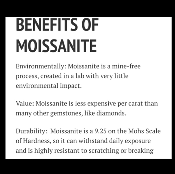WHAT IS MOISSANITE? LET ME HELP EXPLAIN. - Picture 4 of 9